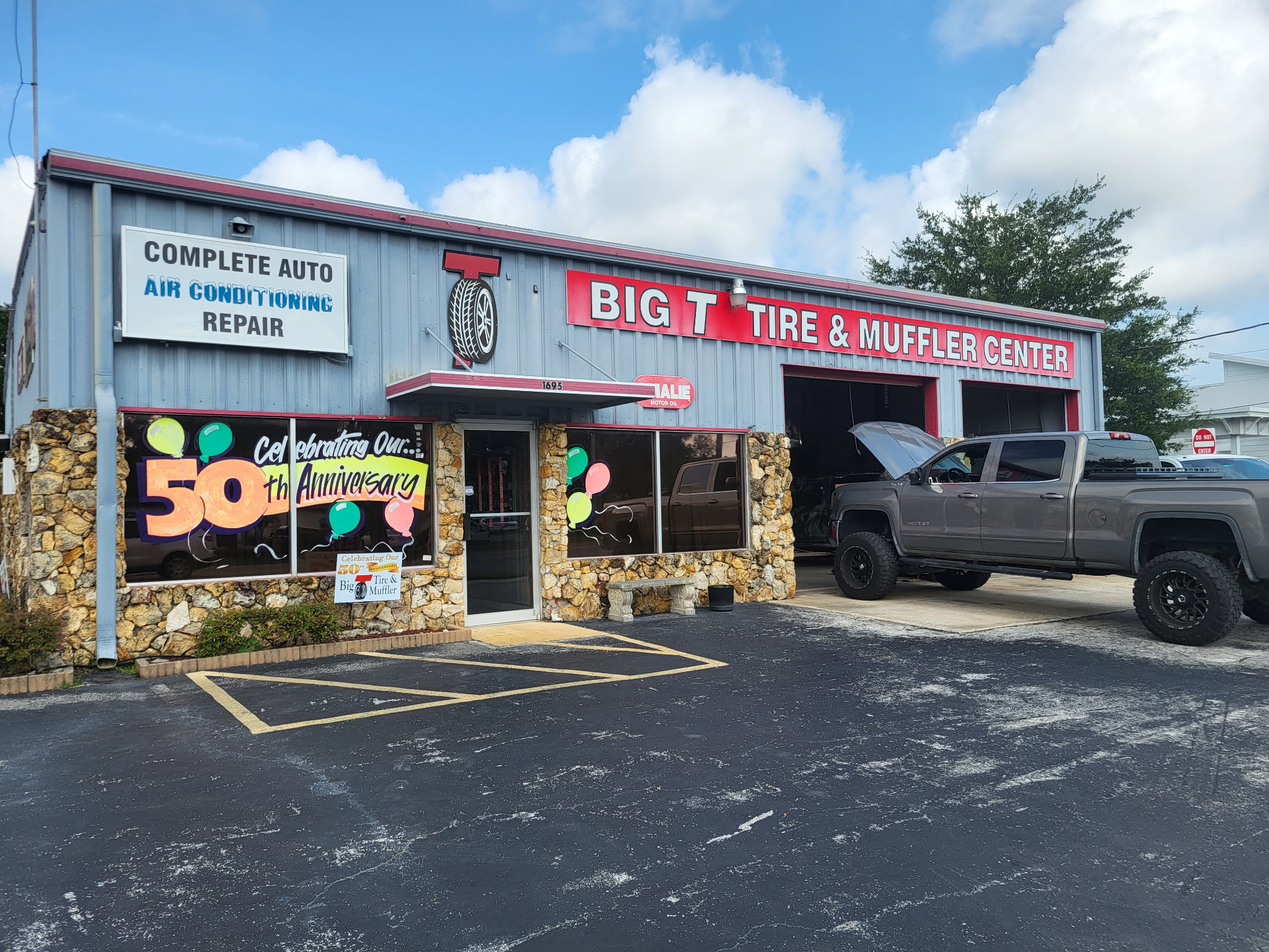 Big T Tire and Muffler Center storefront in Orange City, Florida