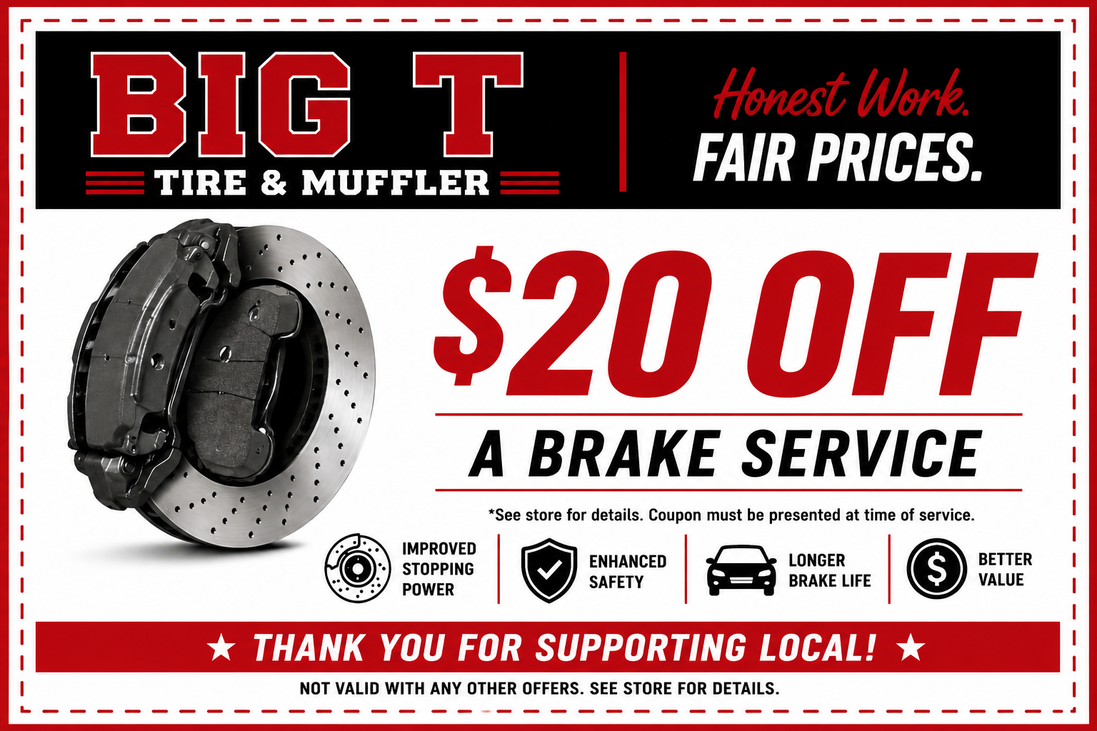 Call for current tire pricing