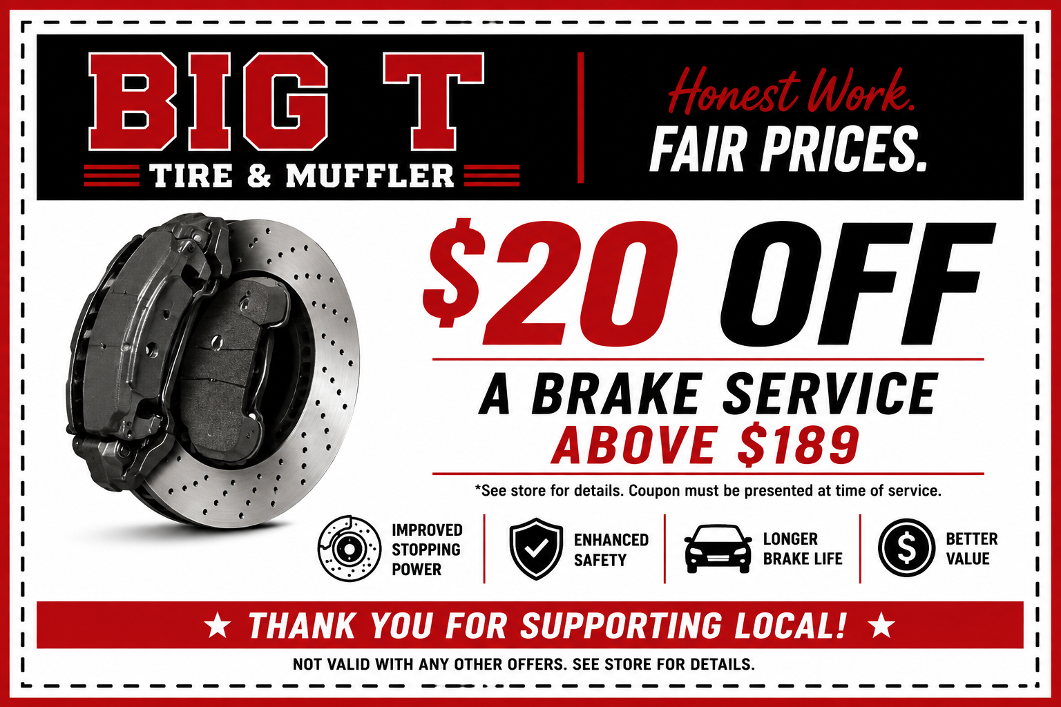 Call for current tire pricing